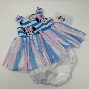 Disney Pippa & Julie Minnie Stripe Tutu Dress